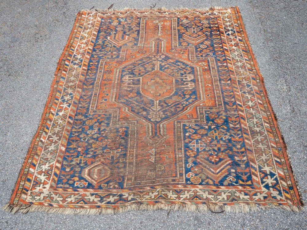 Qashqai Persian Rug 6'1.5