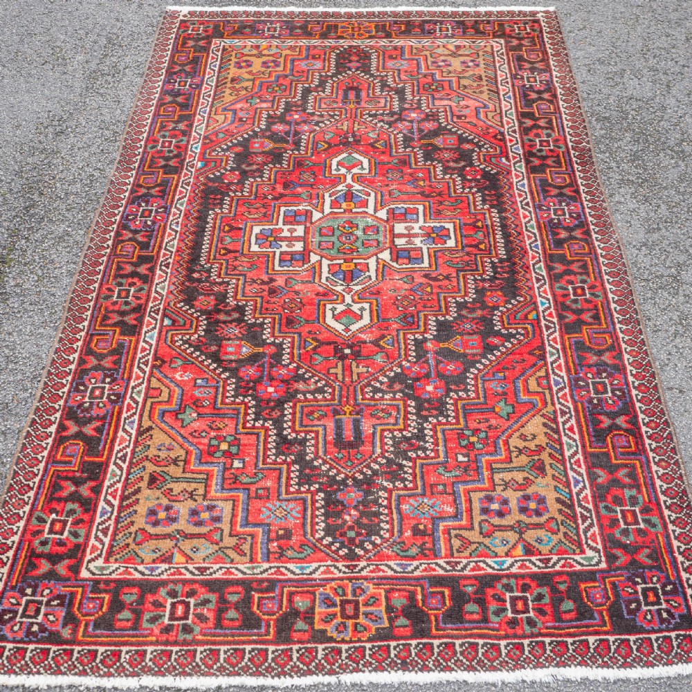 Persian Hamadan Rug 7'6