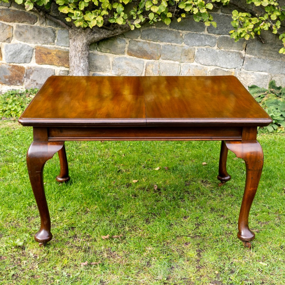 Victorian Mahogany 6ft Extending Dining Table with Joseph Fitter Mechanism & Queen Anne Legs View IX