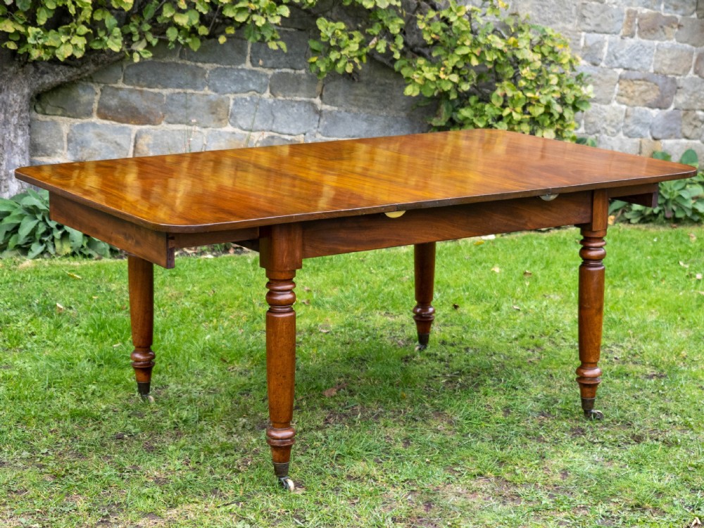 Regency Small Mahogany Extending Dining Table View XI