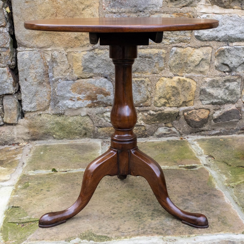 Mahogany Tilt-Top Tripod Supper Table View IV