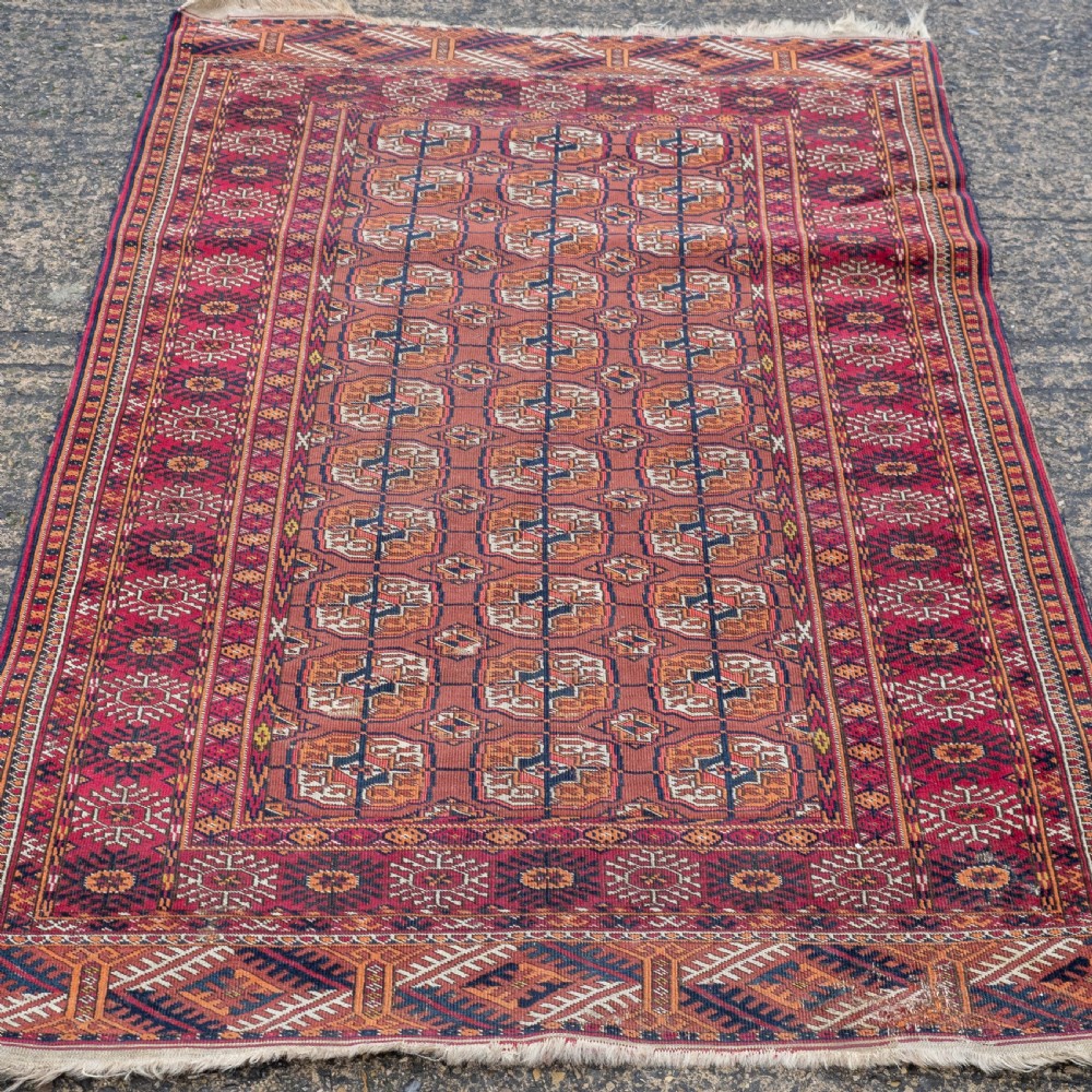 Turkmen Tekke Rug from the Emirate of Bukhara  5'11