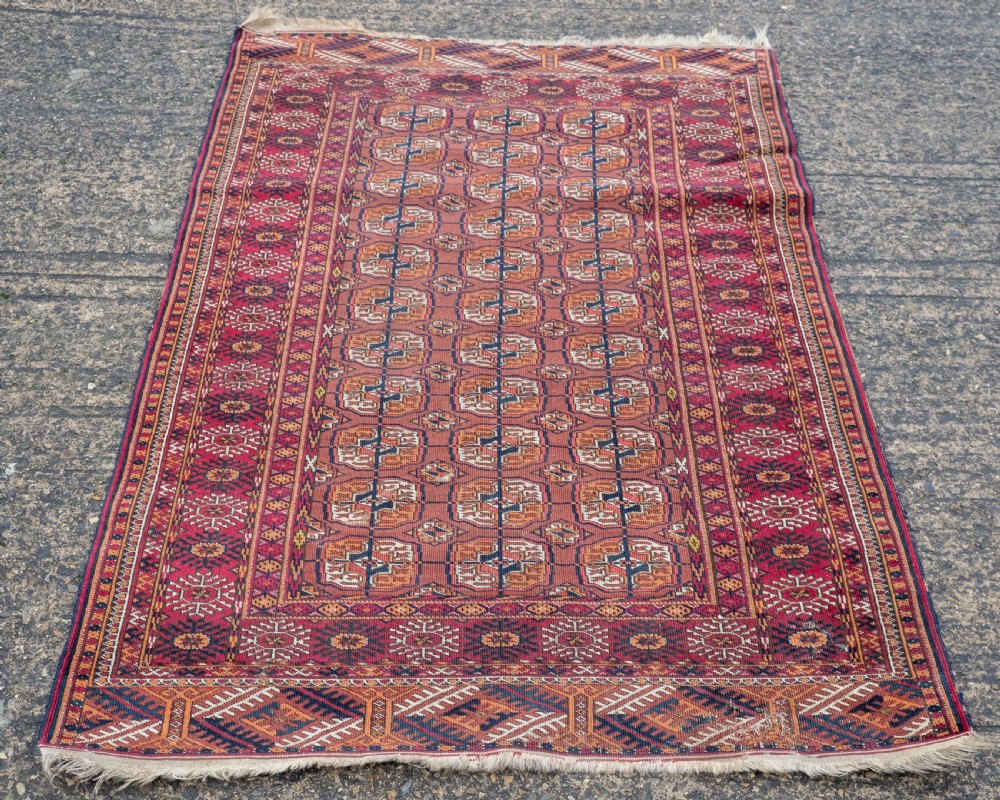 Turkmen Tekke Rug from the Emirate of Bukhara  5'11