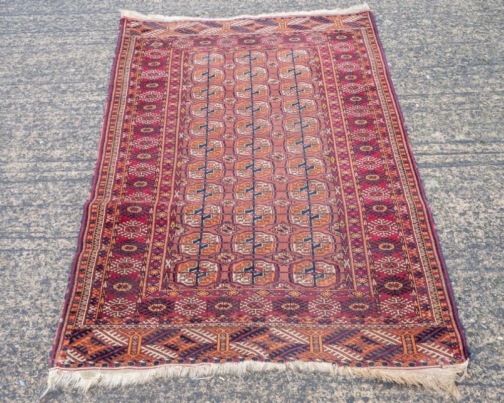 Turkmen Tekke Rug from the Emirate of Bukhara  5'11