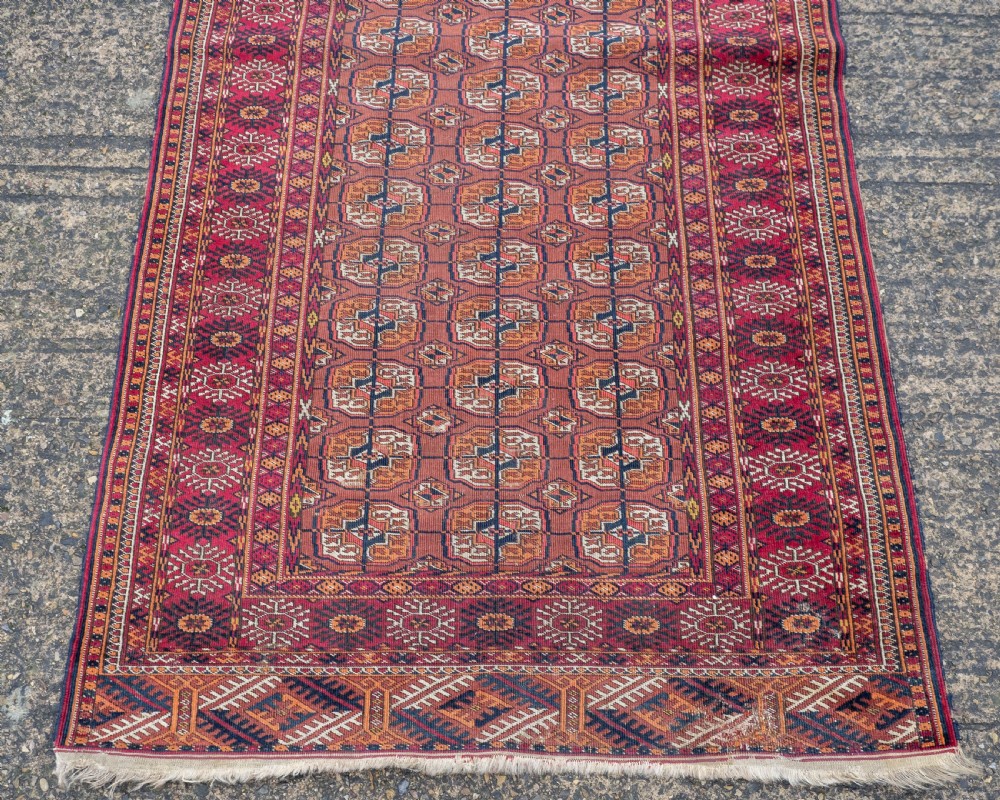 Turkmen Tekke Rug from the Emirate of Bukhara  5'11
