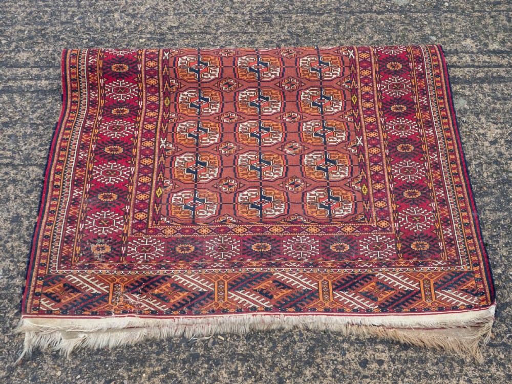 Turkmen Tekke Rug from the Emirate of Bukhara  5'11