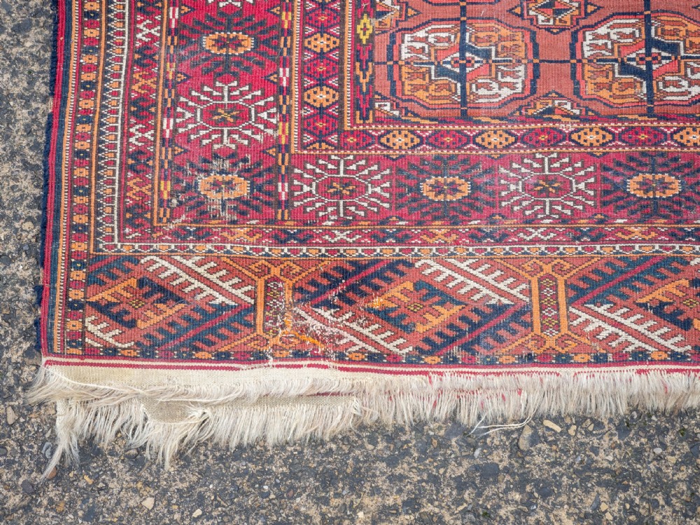 Turkmen Tekke Rug from the Emirate of Bukhara  5'11