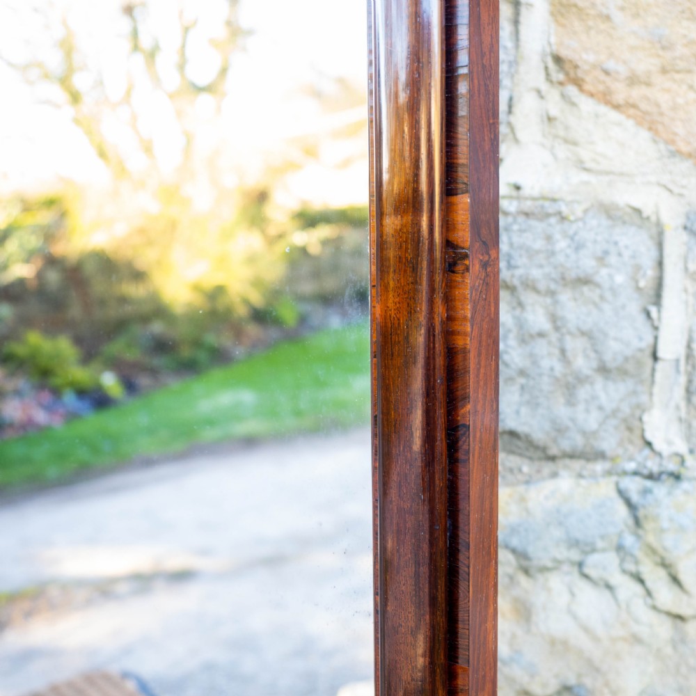 Regency Rosewood Pier Glass Mirror & Cabinet (George IV / III / Georgian) View XVI