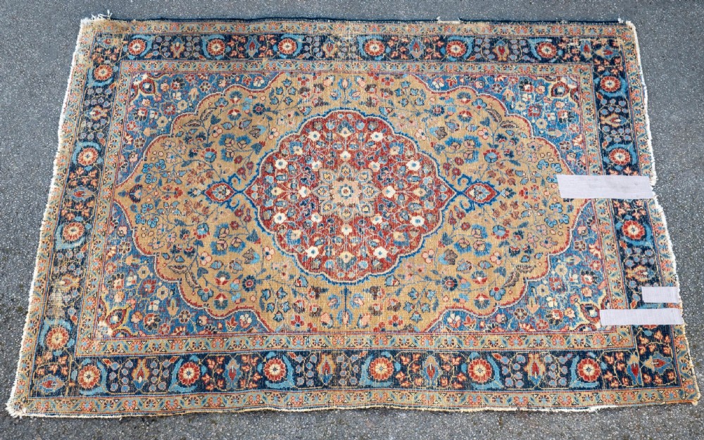 Antique Persian Tabriz Khoy Rug  6'3
