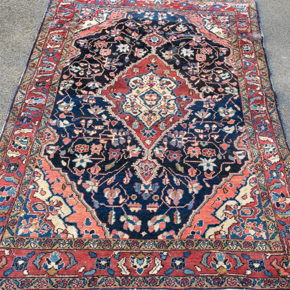 Antique Oriental Rug Early C20th 6'11