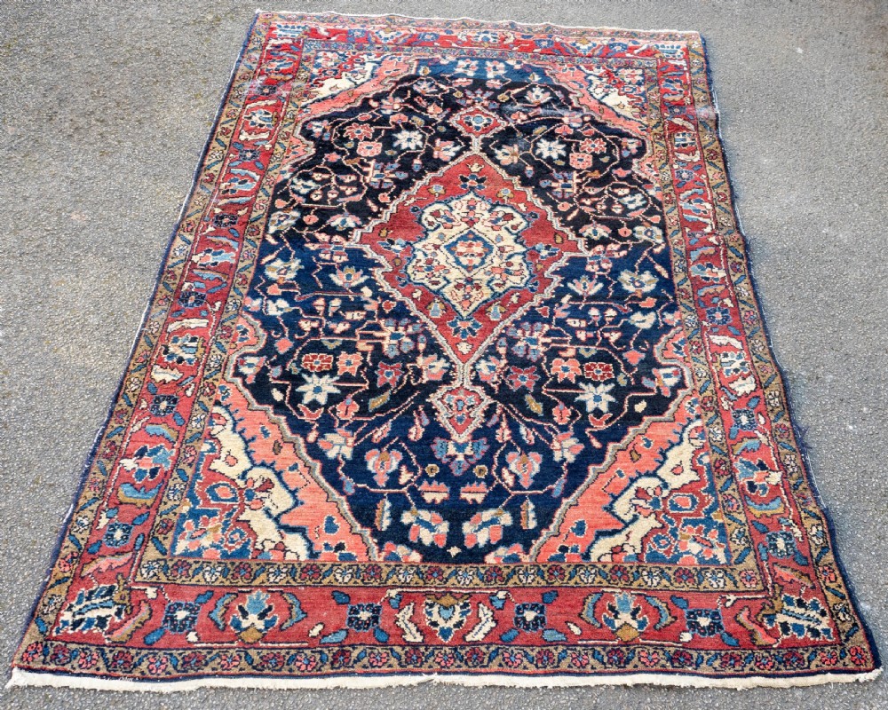 Antique Oriental Rug Early C20th 6'11