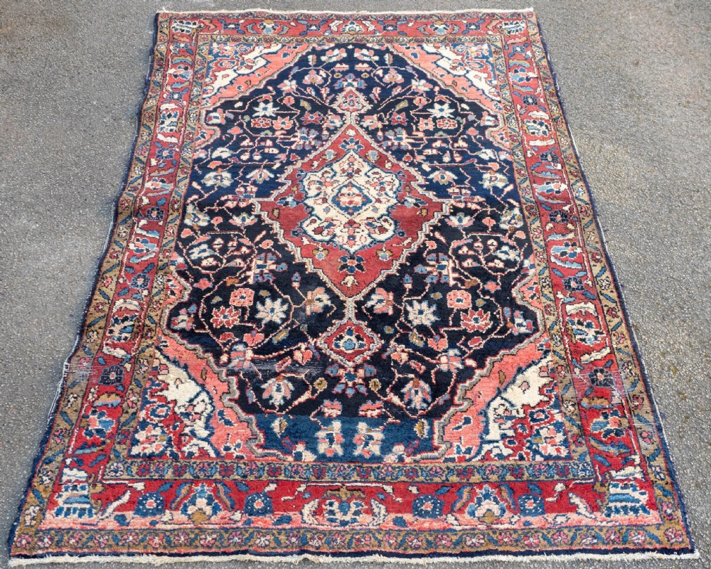 Antique Oriental Rug Early C20th 6'11