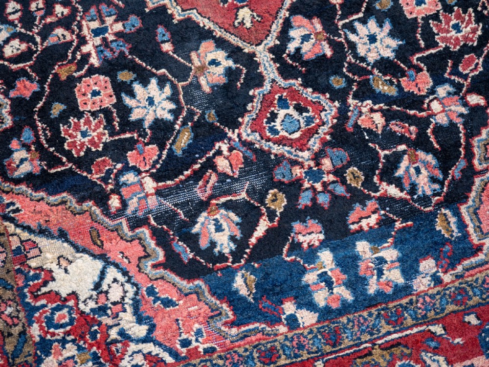 Antique Oriental Rug Early C20th 6'11