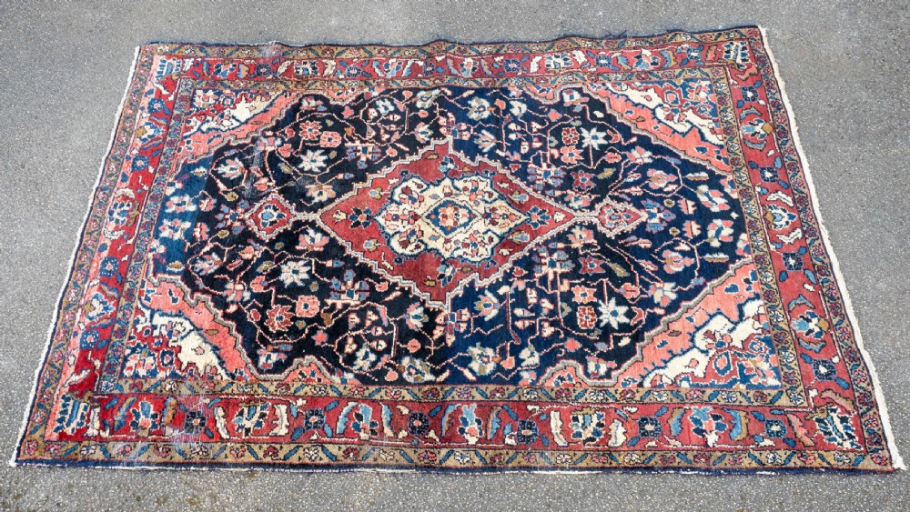 Antique Oriental Rug Early C20th 6'11