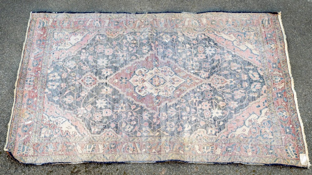 Antique Oriental Rug Early C20th 6'11