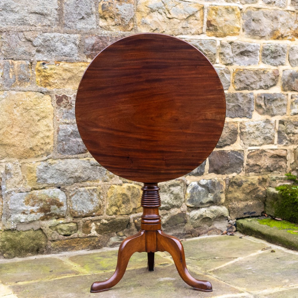 Georgian Mahogany Tilt Top Tripod Supper Table (George III) View II
