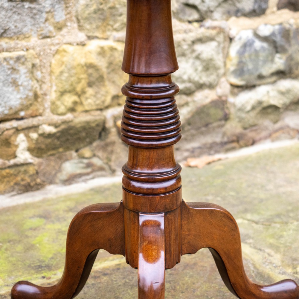 Georgian Mahogany Tilt Top Tripod Supper Table (George III) View V