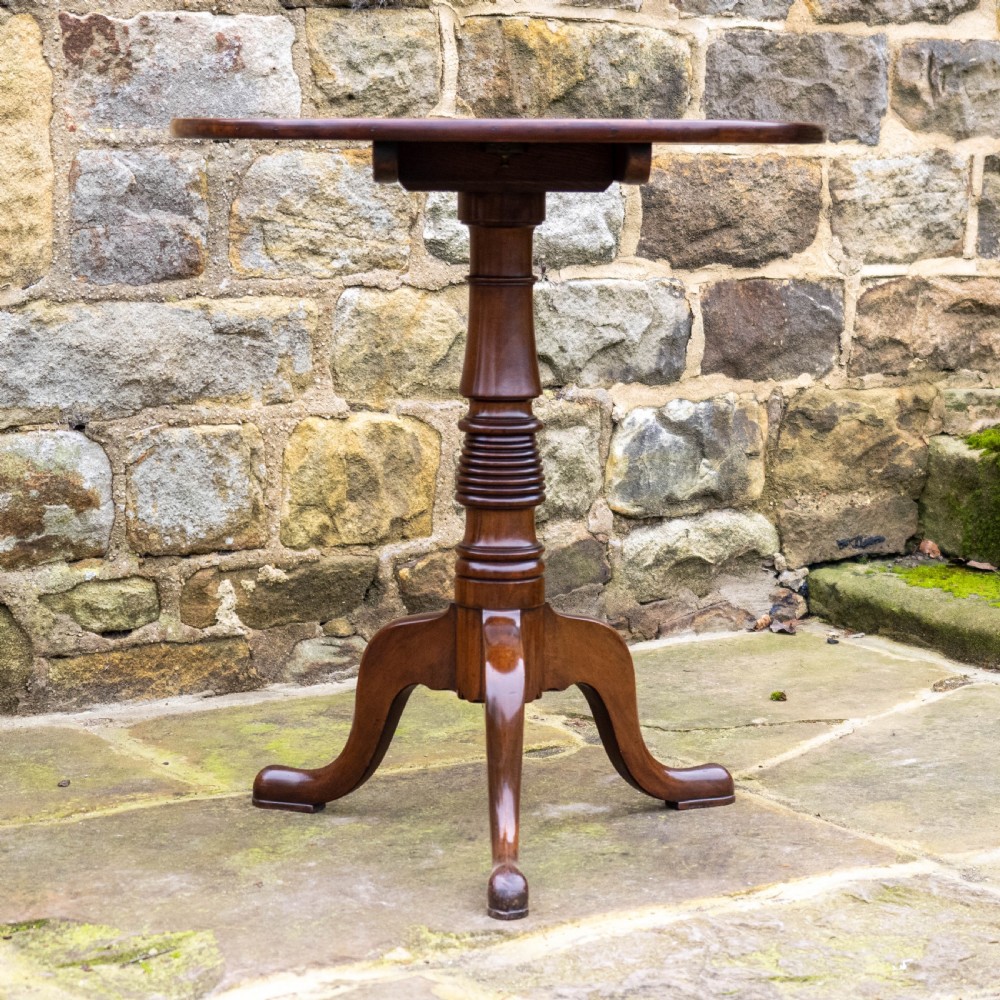 Georgian Mahogany Tilt Top Tripod Supper Table (George III) View VI