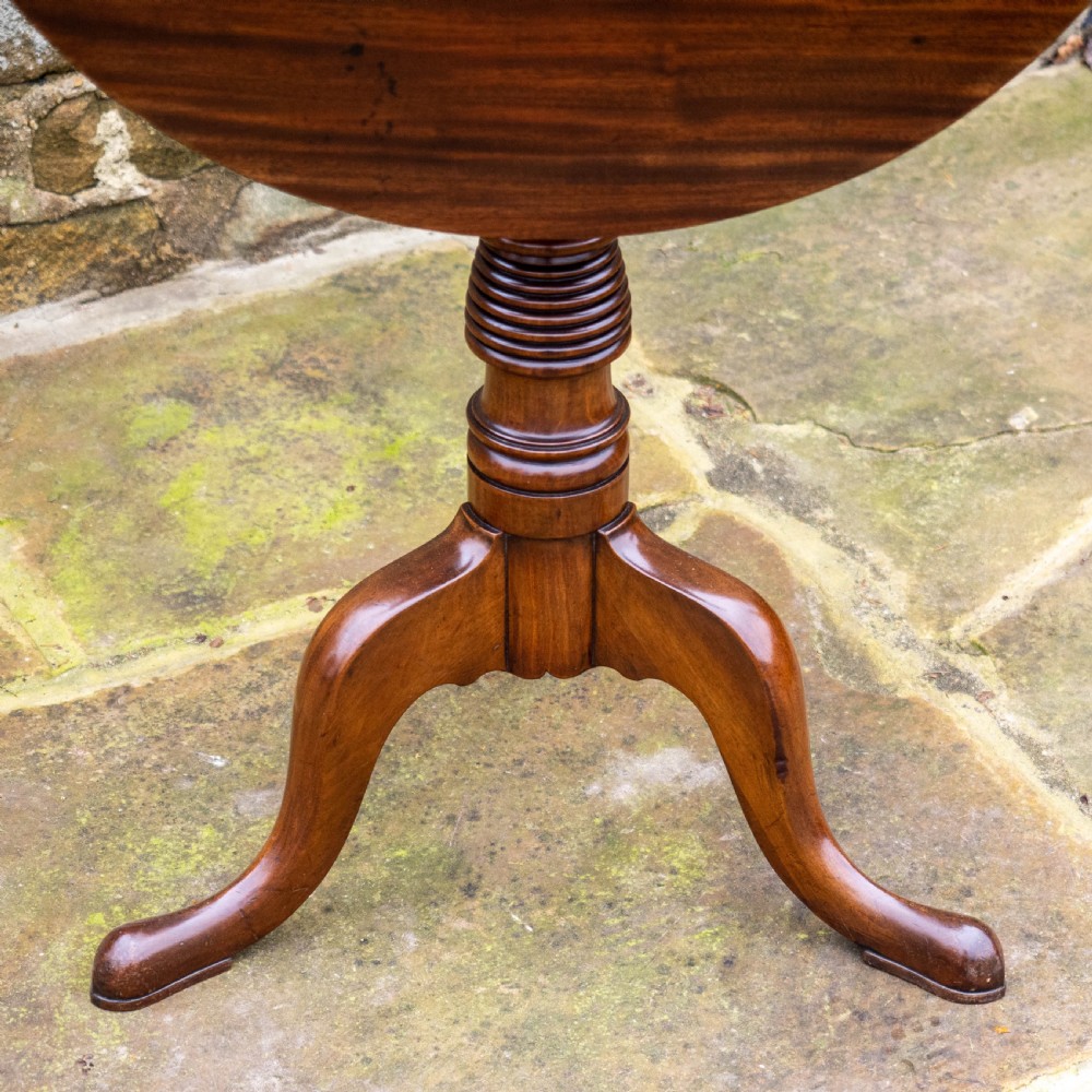 Georgian Mahogany Tilt Top Tripod Supper Table (George III) View XIII