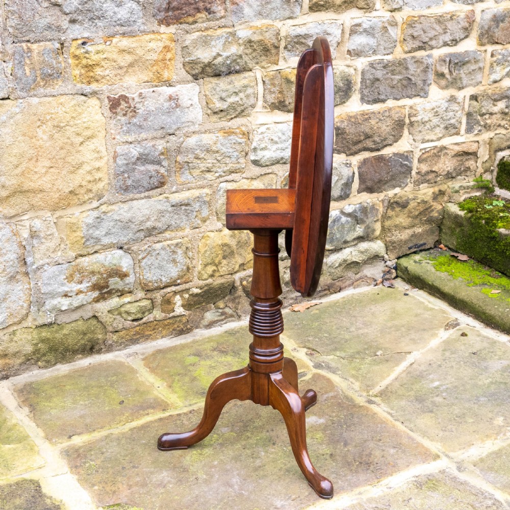 Georgian Mahogany Tilt Top Tripod Supper Table (George III) View XIV