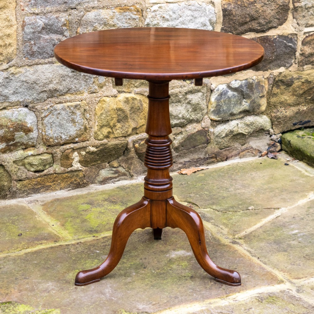 Georgian Mahogany Tilt Top Tripod Supper Table (George III) View XV