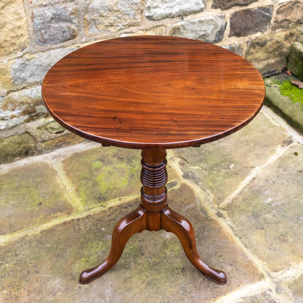 Georgian Mahogany Tilt Top Tripod Supper Table (George III) View XVII