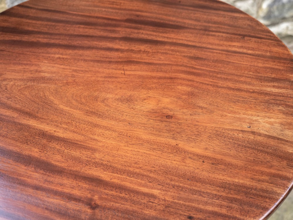 Georgian Mahogany Tilt Top Tripod Supper Table (George III) View XX