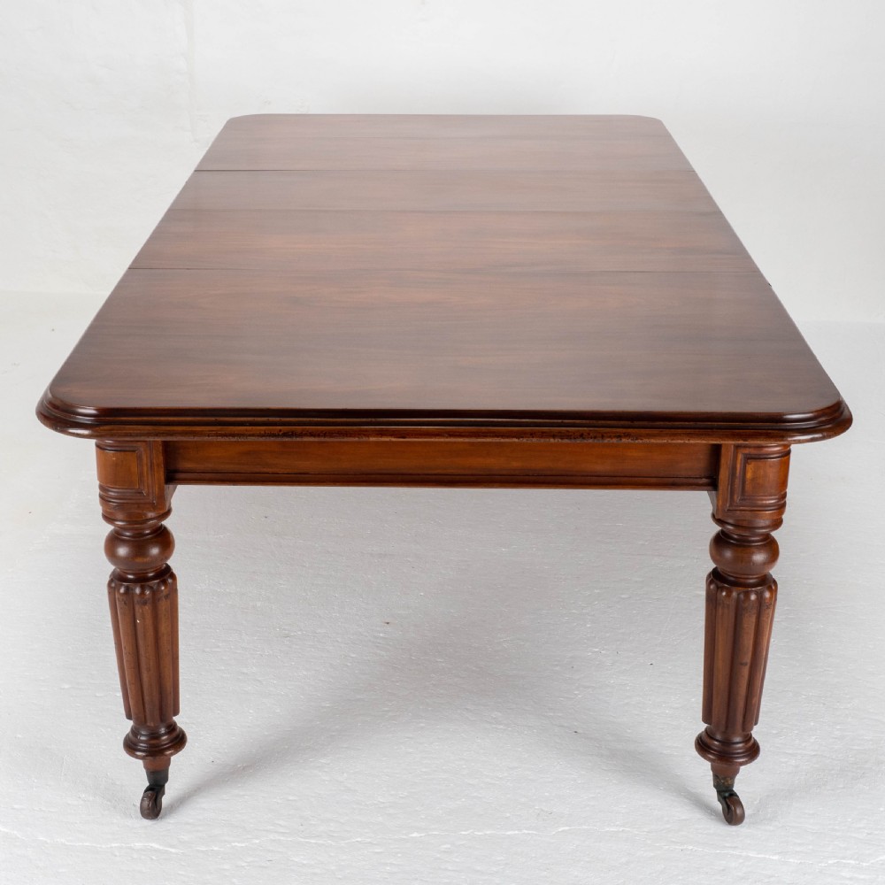 Victorian Mahogany 8ft Wind Out Extending Dining Table View V