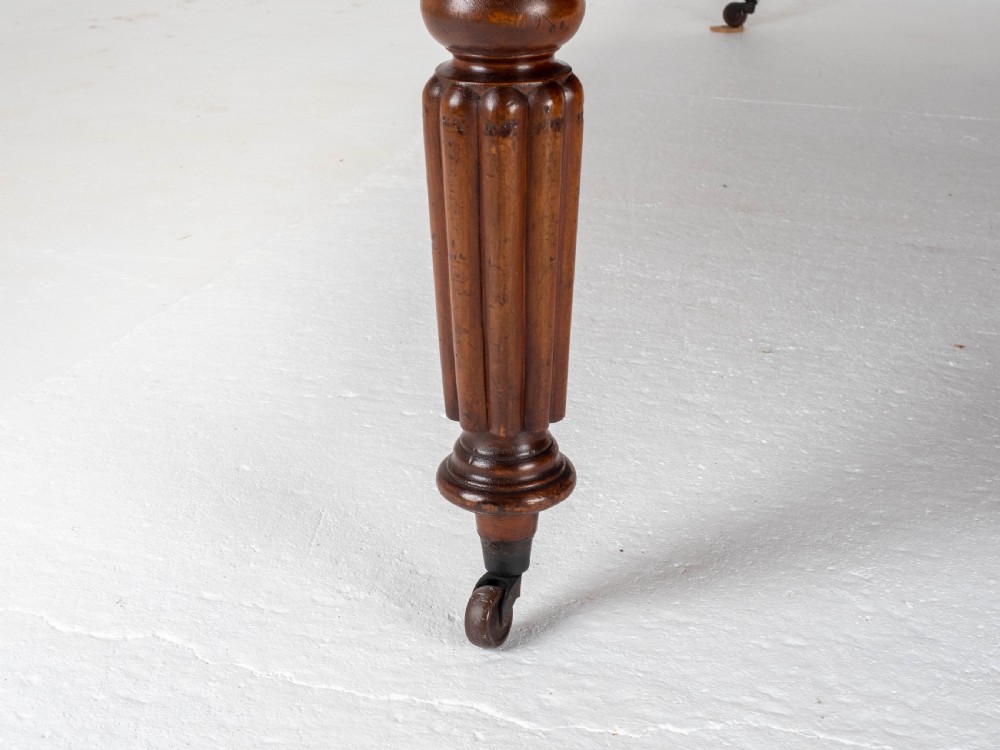 Victorian Mahogany 8ft Wind Out Extending Dining Table View XI