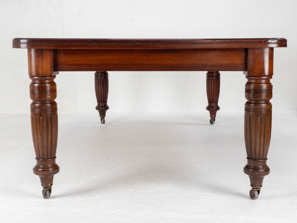 Victorian Mahogany 8ft Wind-out Extending Kitchen Dining Table (Joseph Fitter) View VI