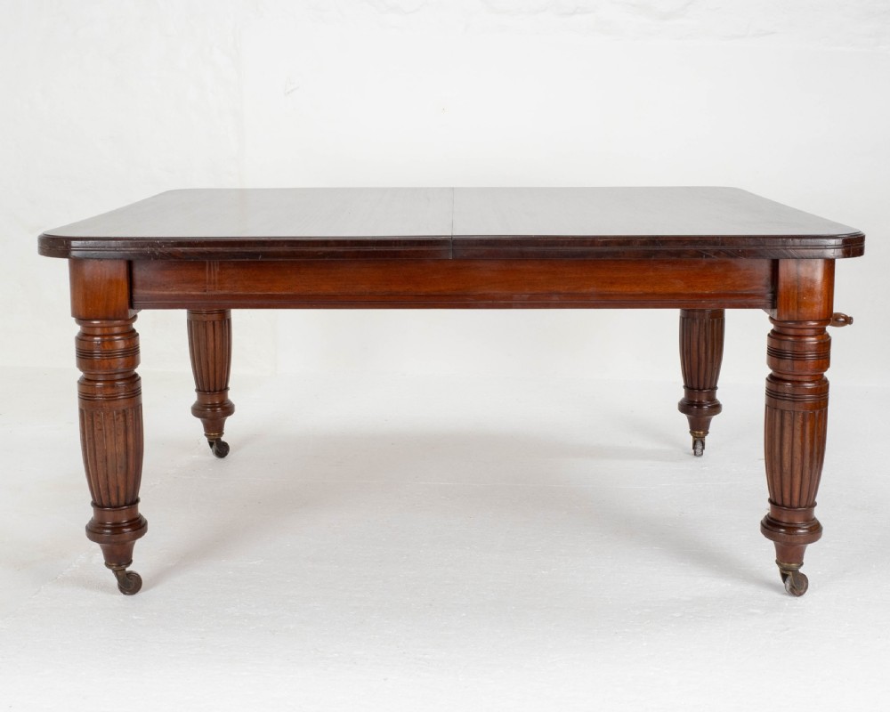 Victorian Mahogany 8ft Wind-out Extending Kitchen Dining Table (Joseph Fitter) View XIII