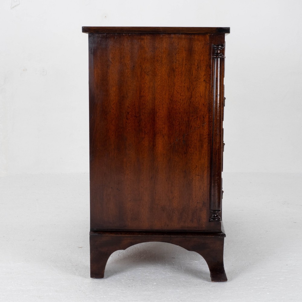 Georgian Style Mahogany Crossbanded Chest of Drawers (Edwardian, George III) View IV