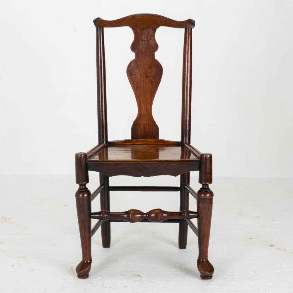Georgian Elm & Ash Staffordshire / Shropshire Country Side Chair Late C18th View II