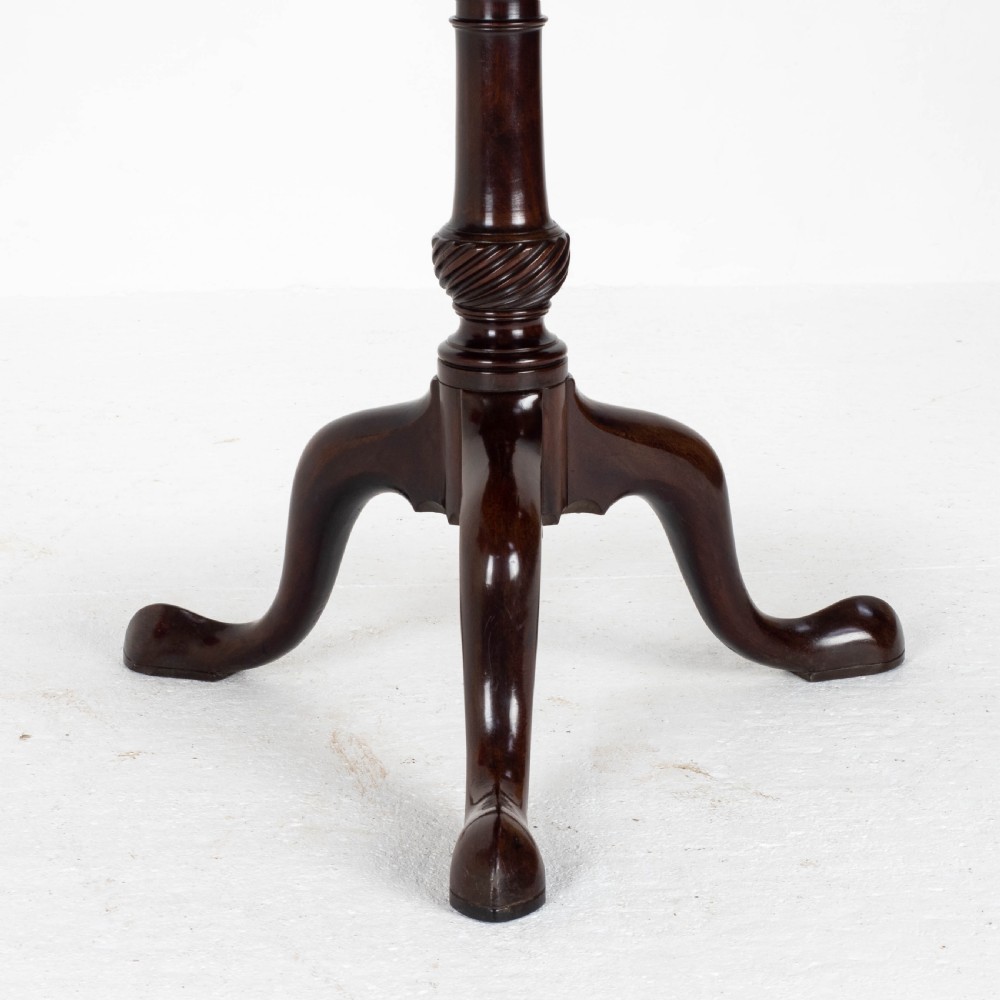 George II Mahogany Birdcage Tilt Top Tripod Supper Table (Georgian) View XI