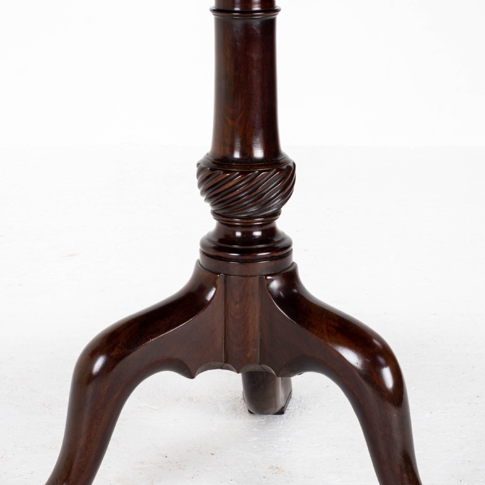 George II Mahogany Birdcage Tilt Top Tripod Supper Table (Georgian) View XIII