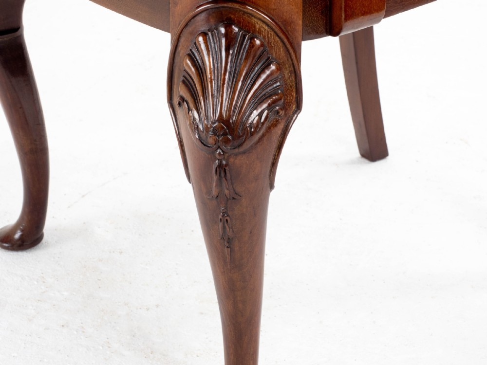 Chippendale Revival Edwardian Mahogany Set of 6 Dining Chairs & Carvers View XVI