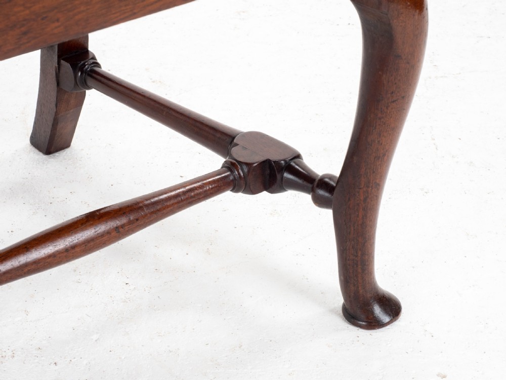 Early C18th Queen Anne Walnut High Back Upholstered Dining / Side Chair View XIV