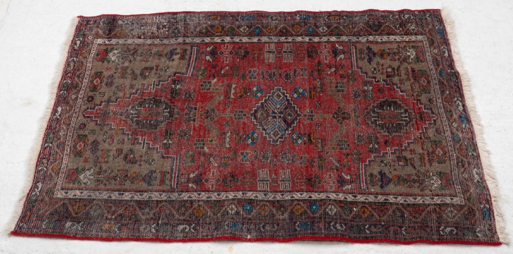Hamadan Persian Handwoven Rug 5'x3' (152x92cm Oriental) View III