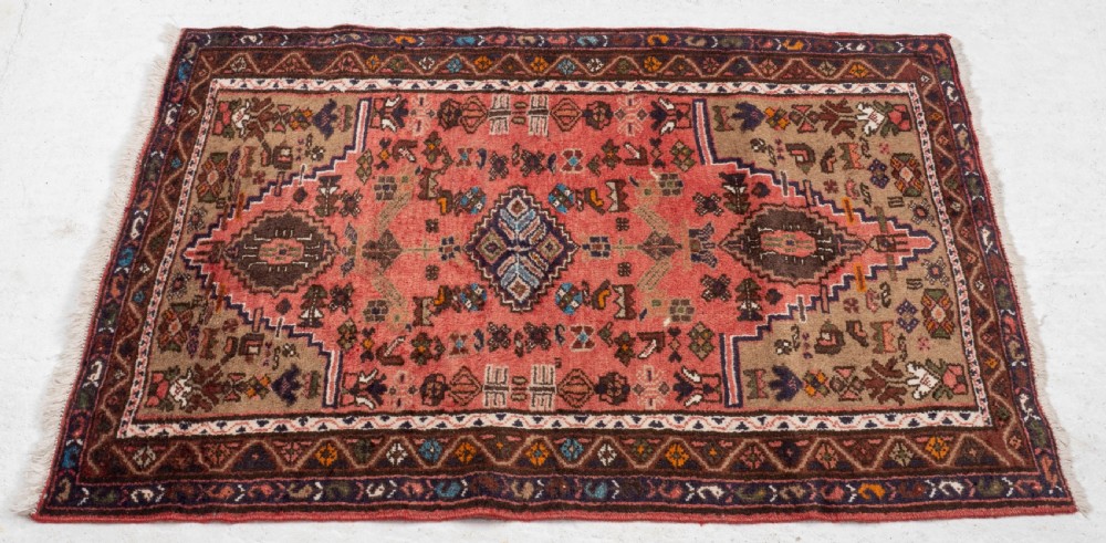 Hamadan Persian Handwoven Rug 5'x3' (152x92cm Oriental) View V