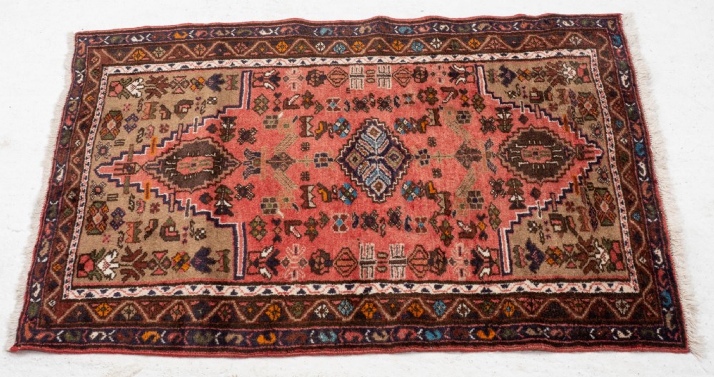 Hamadan Persian Handwoven Rug 5'x3' (152x92cm Oriental) View VII