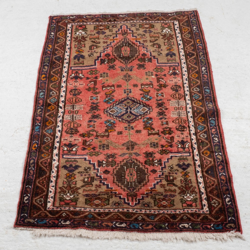 Hamadan Persian Handwoven Rug 5'x3' (152x92cm Oriental) View VIII
