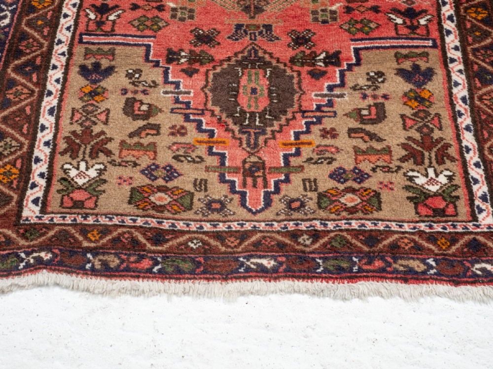 Hamadan Persian Handwoven Rug 5'x3' (152x92cm Oriental) View X