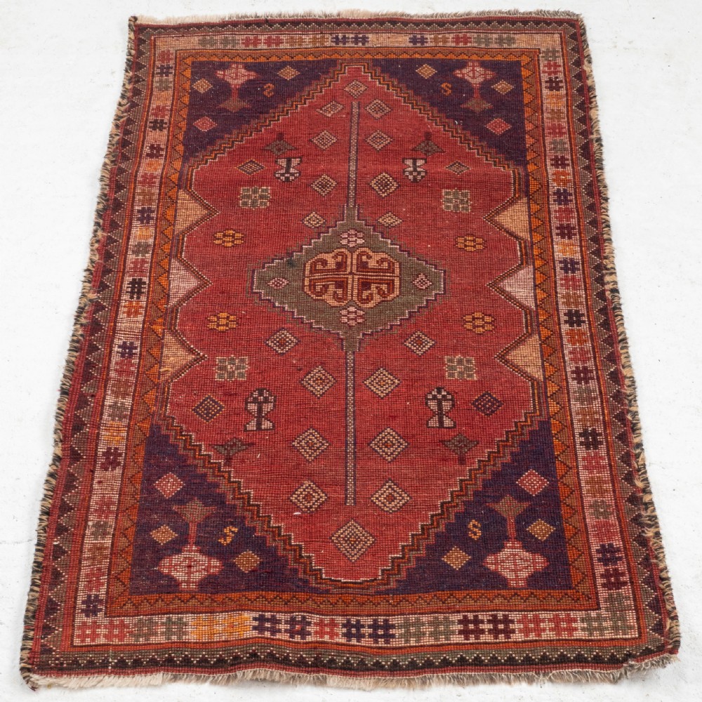 Qashqai Persian Handwoven Rug 5'x3'4