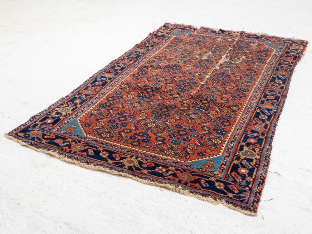 Antique Afshar Persian C19th rug 5'x3'1