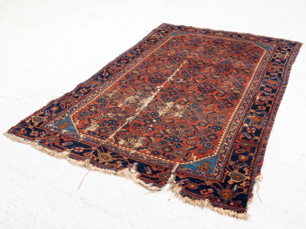 Antique Afshar Persian C19th rug 5'x3'1