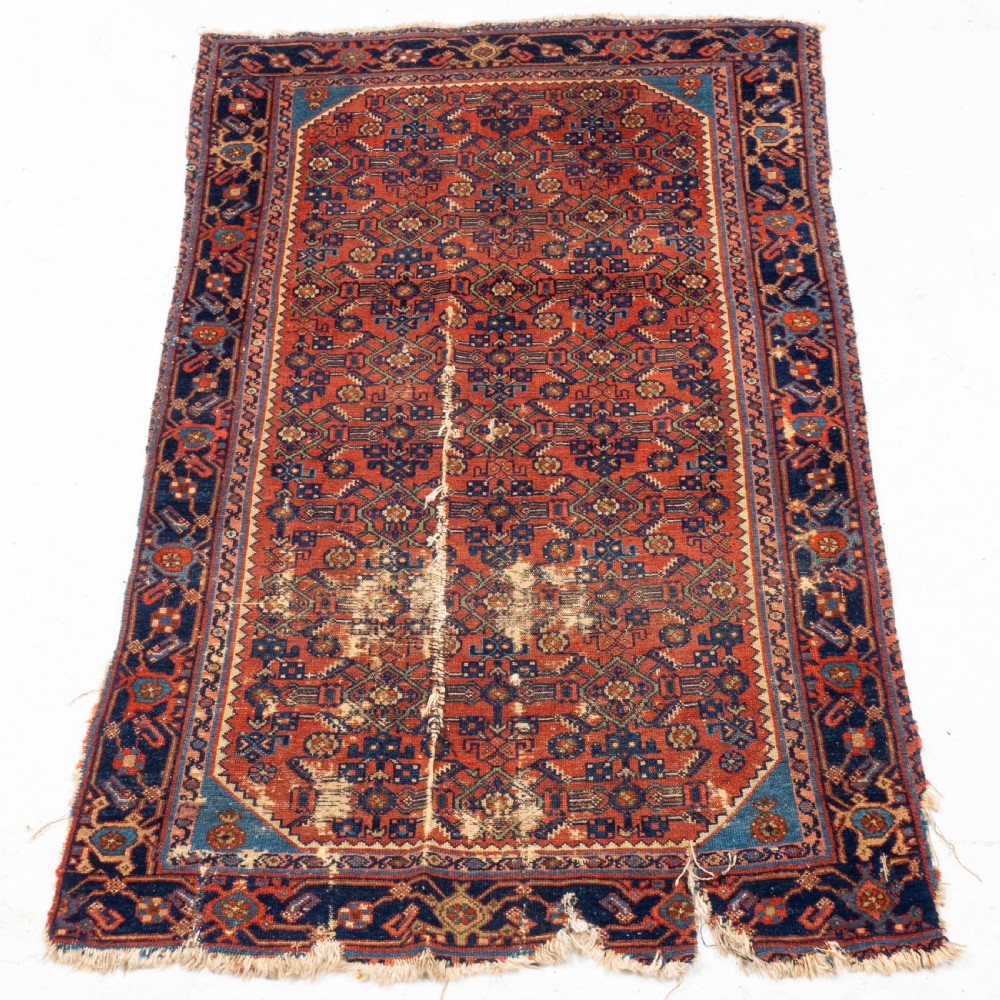 Antique Afshar Persian C19th rug 5'x3'1