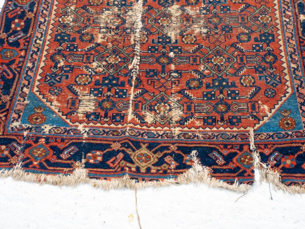 Antique Afshar Persian C19th rug 5'x3'1