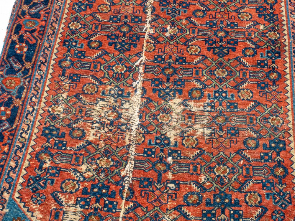 Antique Afshar Persian C19th rug 5'x3'1
