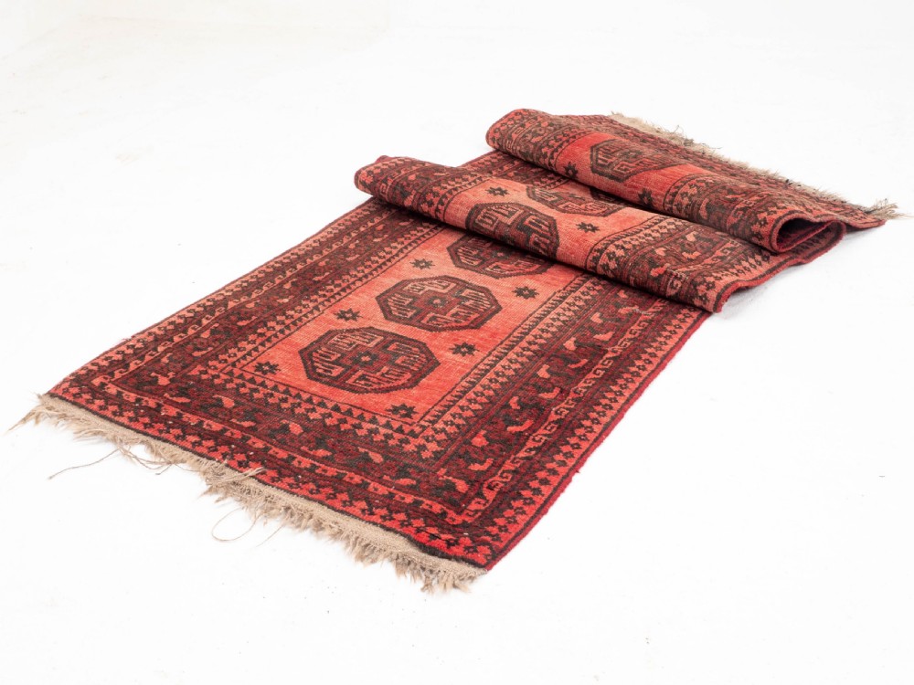 Antique Turkoman Salor Gul Runner 8'10