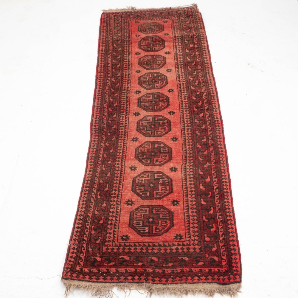 Antique Turkoman Salor Gul Runner 8'10